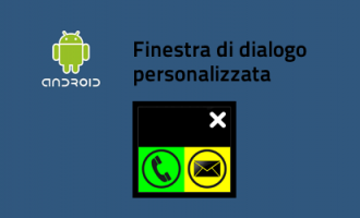 Android - Come creare una finestra di dialogo personalizzata