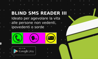 blind sms reader con la versione 3 introduce la sintesi vocale dei messaggi