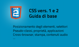 CSS1 e CSS2 guida di base per il miglioramento dello stile delle pagine web