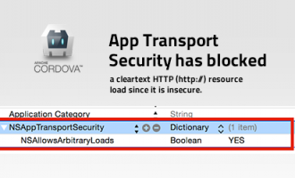 App Transport Security has blocked a cleartext HTTP resource load since it is insecure App Transport Security has blocked a cleartext HTTP resource load since it is insecure
