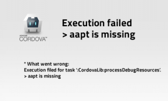 execution filed - aapt is missing