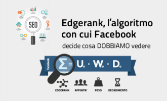 EdgeRank, l'algoritmo di Facebook che decide cosa dobbiamo vedere EdgeRank, l'algoritmo di Facebook che decide cosa dobbiamo vedere