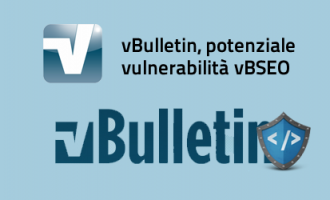 vBulletin - potenziale vulnerabilità nell'add-on vBSEO